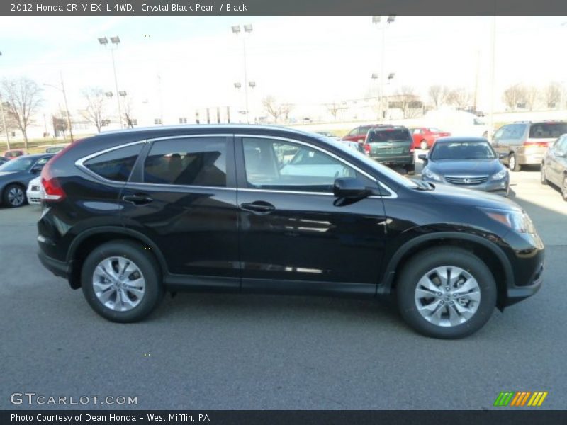 Crystal Black Pearl / Black 2012 Honda CR-V EX-L 4WD