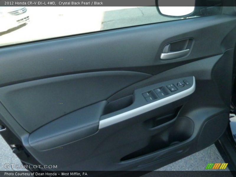 Crystal Black Pearl / Black 2012 Honda CR-V EX-L 4WD