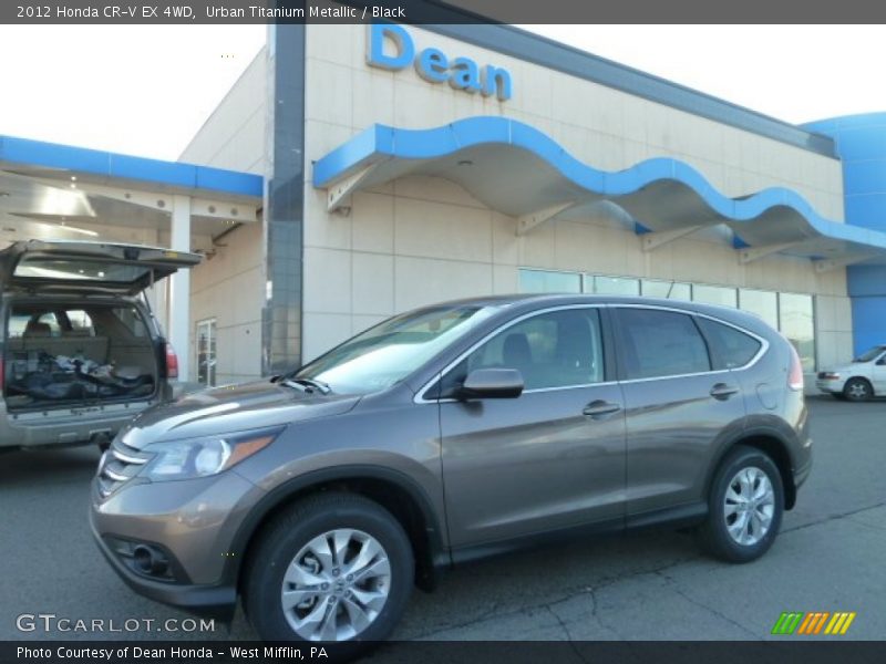 Urban Titanium Metallic / Black 2012 Honda CR-V EX 4WD