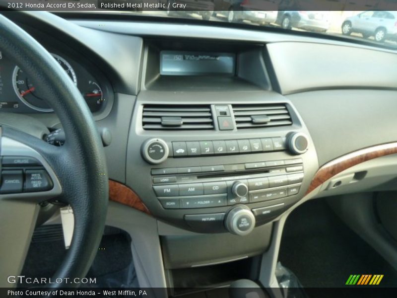 Polished Metal Metallic / Gray 2012 Honda Accord EX Sedan