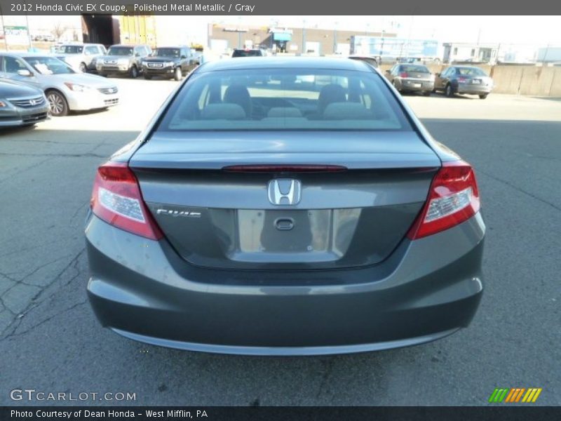 Polished Metal Metallic / Gray 2012 Honda Civic EX Coupe