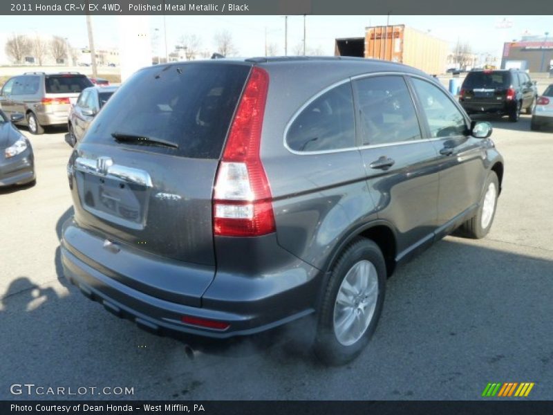 Polished Metal Metallic / Black 2011 Honda CR-V EX 4WD