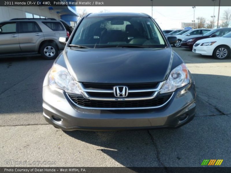 Polished Metal Metallic / Black 2011 Honda CR-V EX 4WD