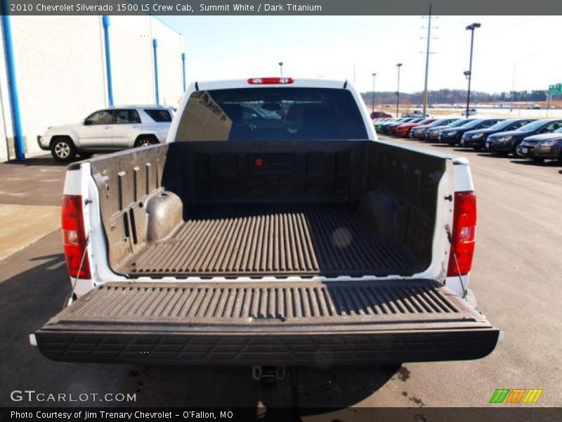 Summit White / Dark Titanium 2010 Chevrolet Silverado 1500 LS Crew Cab