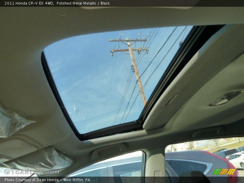 Polished Metal Metallic / Black 2011 Honda CR-V EX 4WD