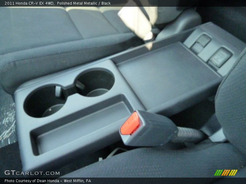 Polished Metal Metallic / Black 2011 Honda CR-V EX 4WD