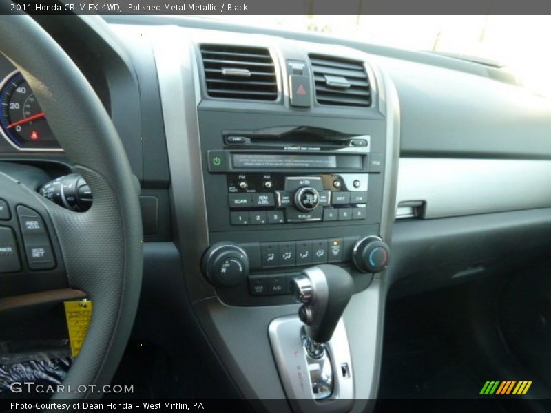 Polished Metal Metallic / Black 2011 Honda CR-V EX 4WD