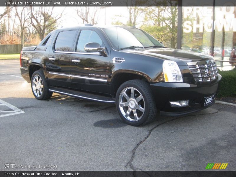 Black Raven / Ebony/Ebony 2009 Cadillac Escalade EXT AWD