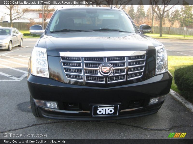 Black Raven / Ebony/Ebony 2009 Cadillac Escalade EXT AWD