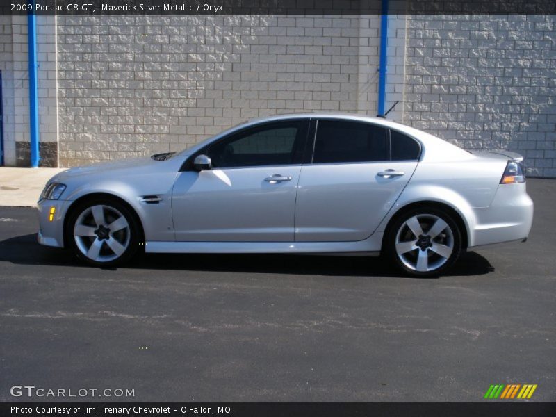 Maverick Silver Metallic / Onyx 2009 Pontiac G8 GT