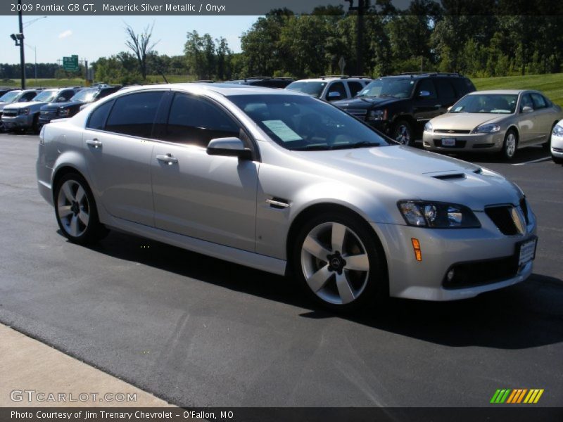 Maverick Silver Metallic / Onyx 2009 Pontiac G8 GT