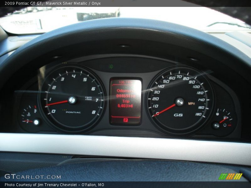 Maverick Silver Metallic / Onyx 2009 Pontiac G8 GT