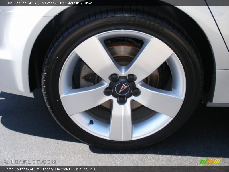 Maverick Silver Metallic / Onyx 2009 Pontiac G8 GT