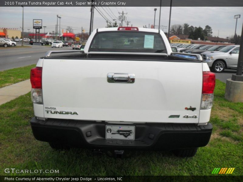 Super White / Graphite Gray 2010 Toyota Tundra Regular Cab 4x4