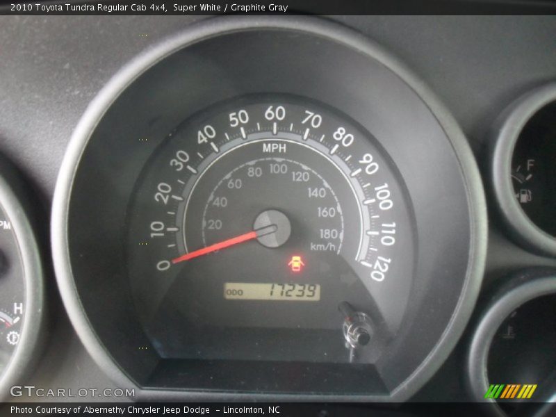 Super White / Graphite Gray 2010 Toyota Tundra Regular Cab 4x4