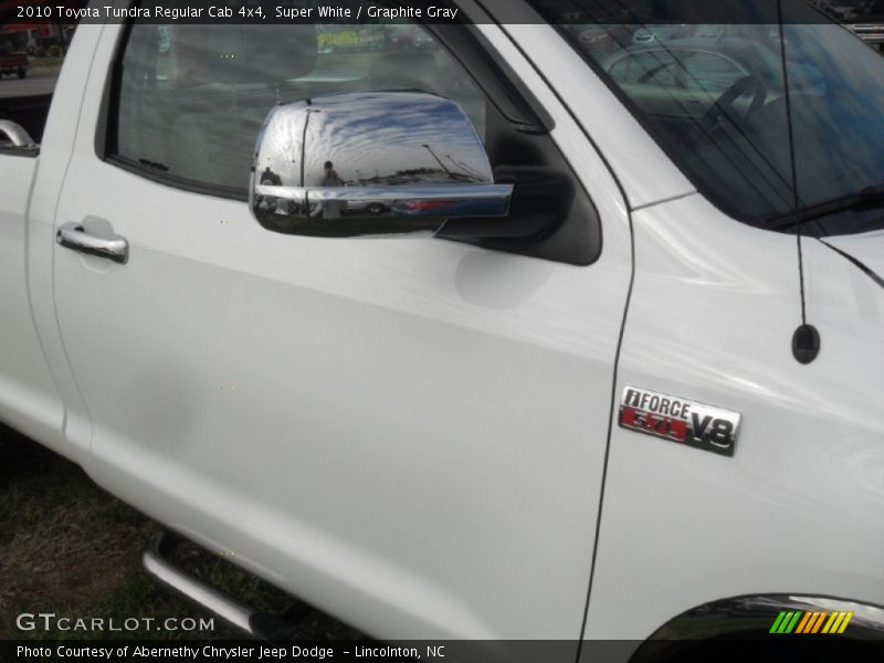 Super White / Graphite Gray 2010 Toyota Tundra Regular Cab 4x4