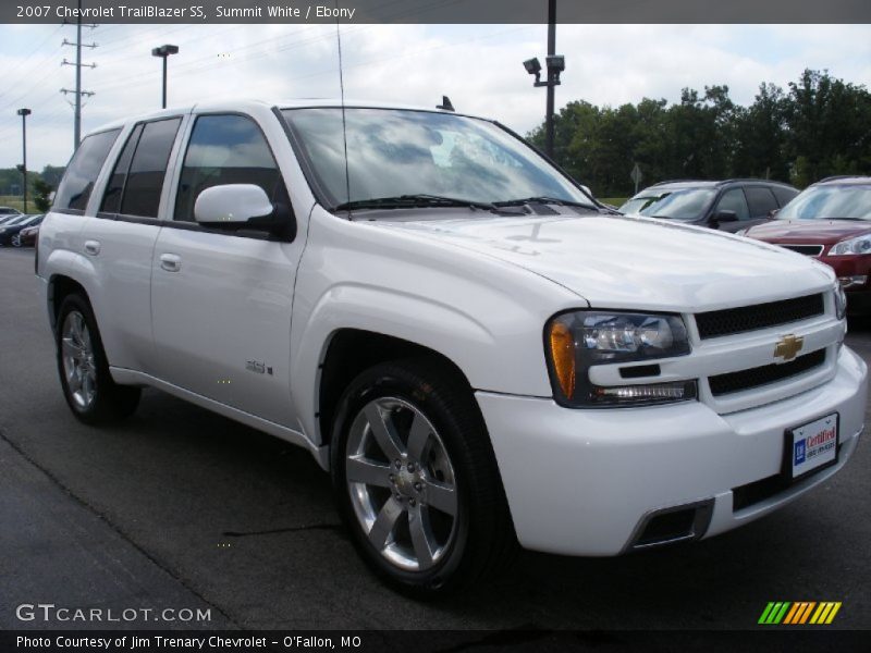 Summit White / Ebony 2007 Chevrolet TrailBlazer SS