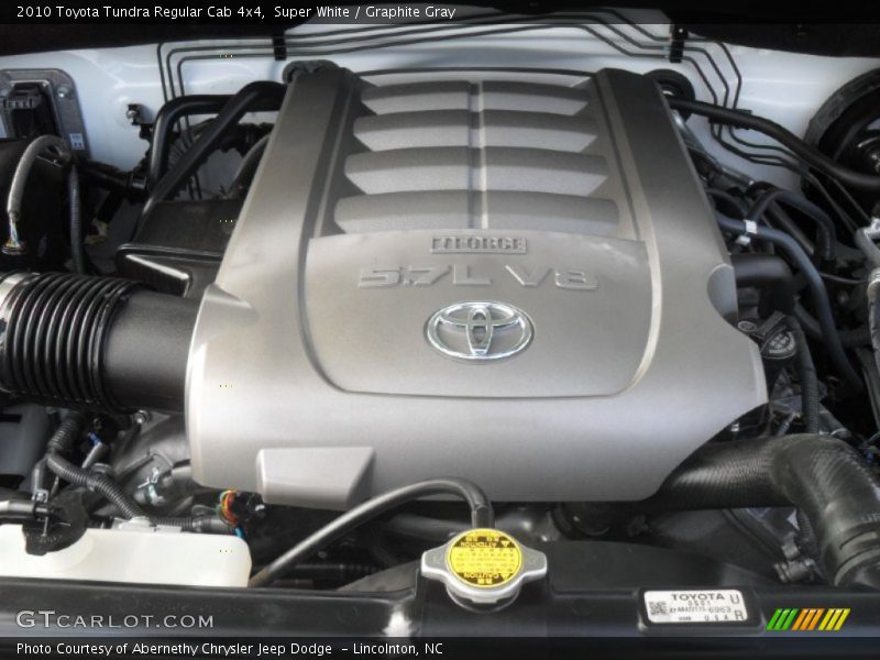 Super White / Graphite Gray 2010 Toyota Tundra Regular Cab 4x4