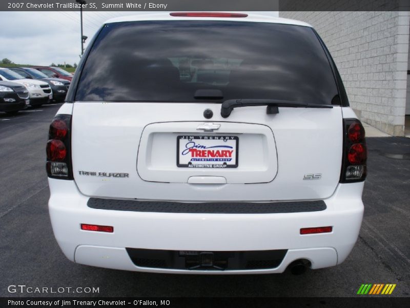 Summit White / Ebony 2007 Chevrolet TrailBlazer SS