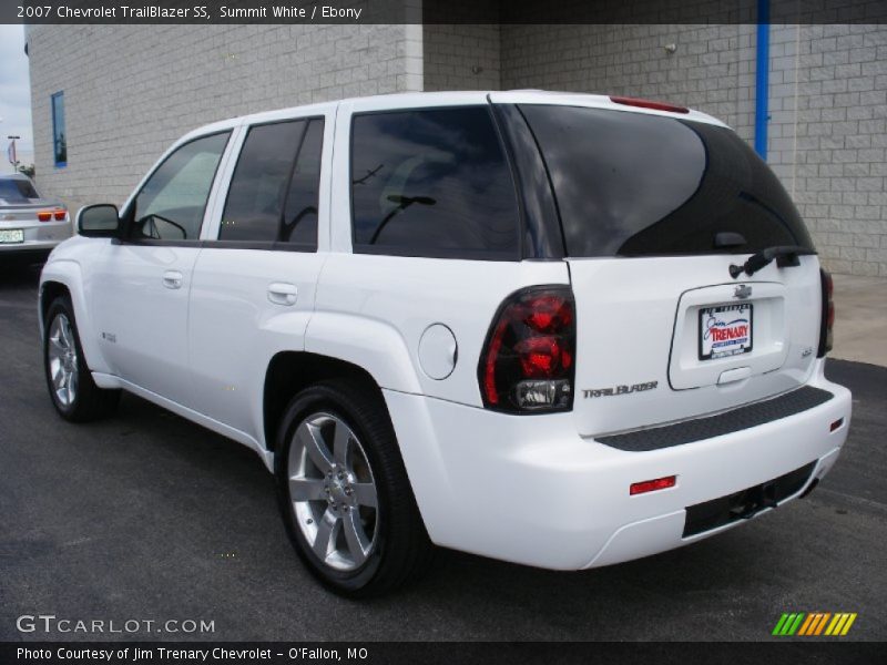 Summit White / Ebony 2007 Chevrolet TrailBlazer SS