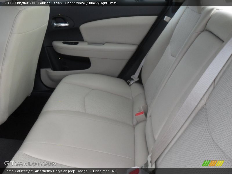 Bright White / Black/Light Frost 2012 Chrysler 200 Touring Sedan