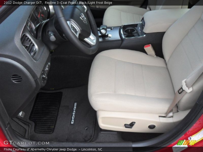  2012 Charger SXT Black/Light Frost Beige Interior