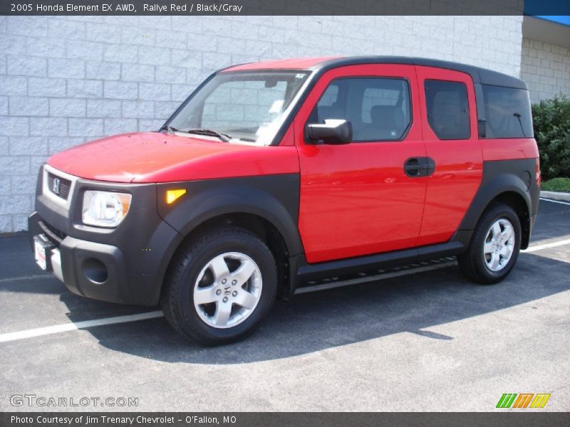 Rallye Red / Black/Gray 2005 Honda Element EX AWD