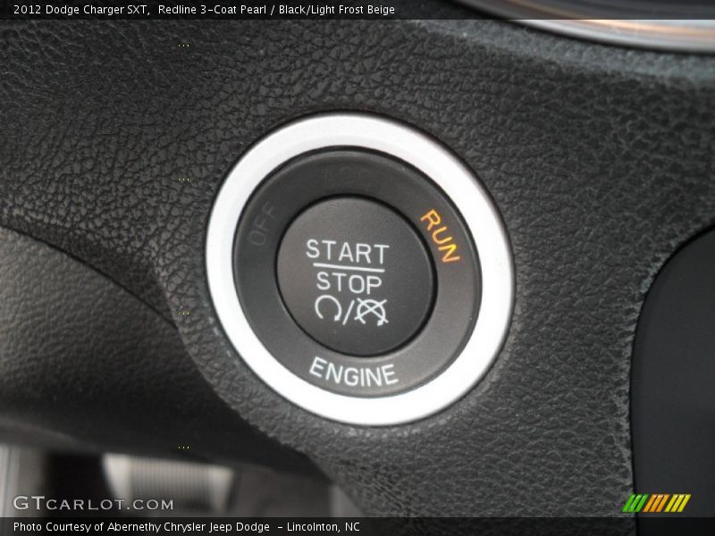 Controls of 2012 Charger SXT