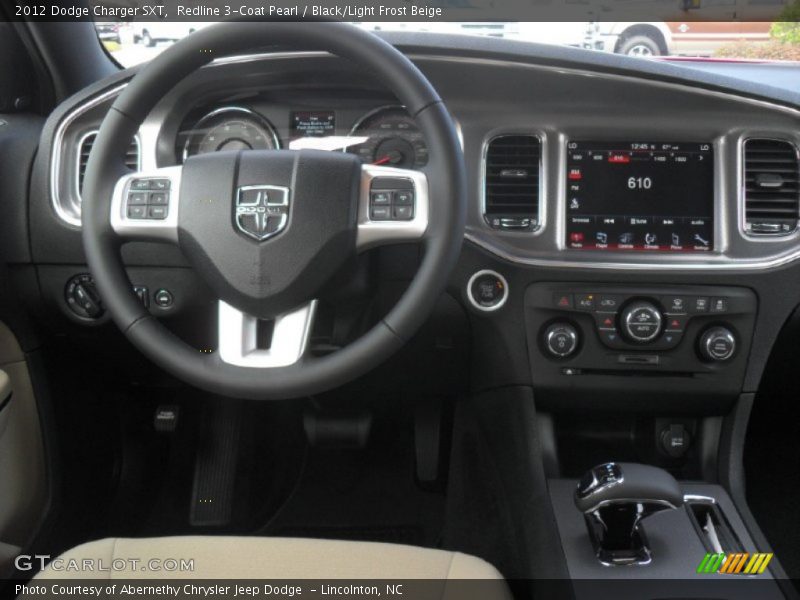 Dashboard of 2012 Charger SXT