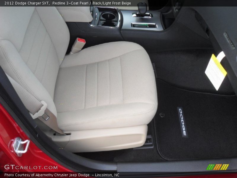 Redline 3-Coat Pearl / Black/Light Frost Beige 2012 Dodge Charger SXT