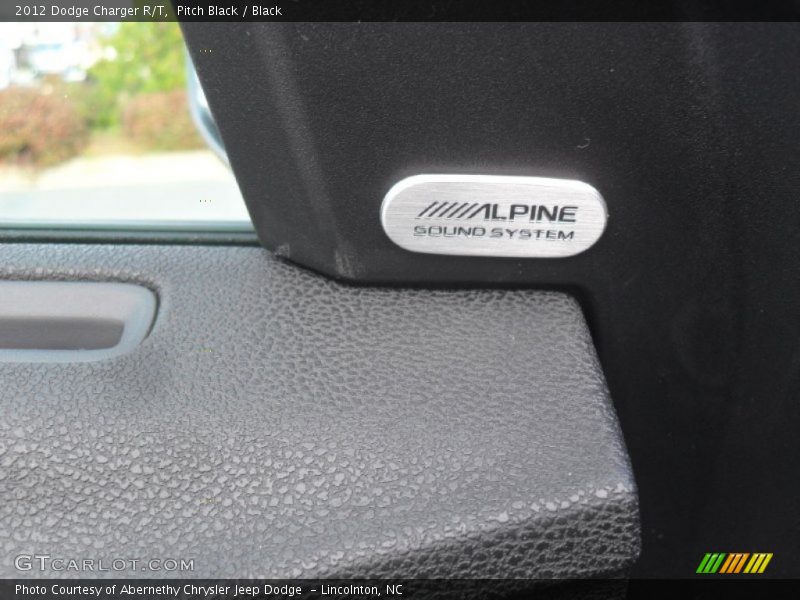 Pitch Black / Black 2012 Dodge Charger R/T
