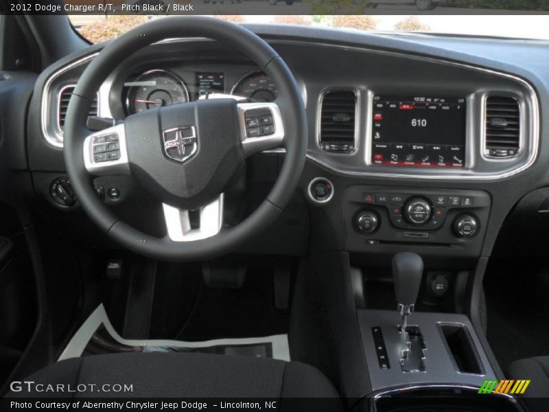 Pitch Black / Black 2012 Dodge Charger R/T