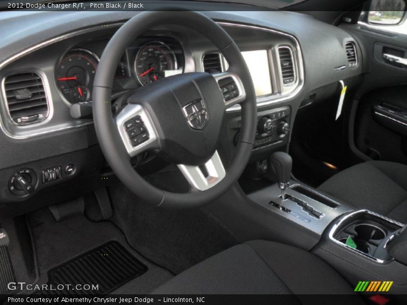 Black Interior - 2012 Charger R/T 