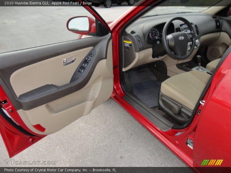 Apple Red Pearl / Beige 2010 Hyundai Elantra GLS