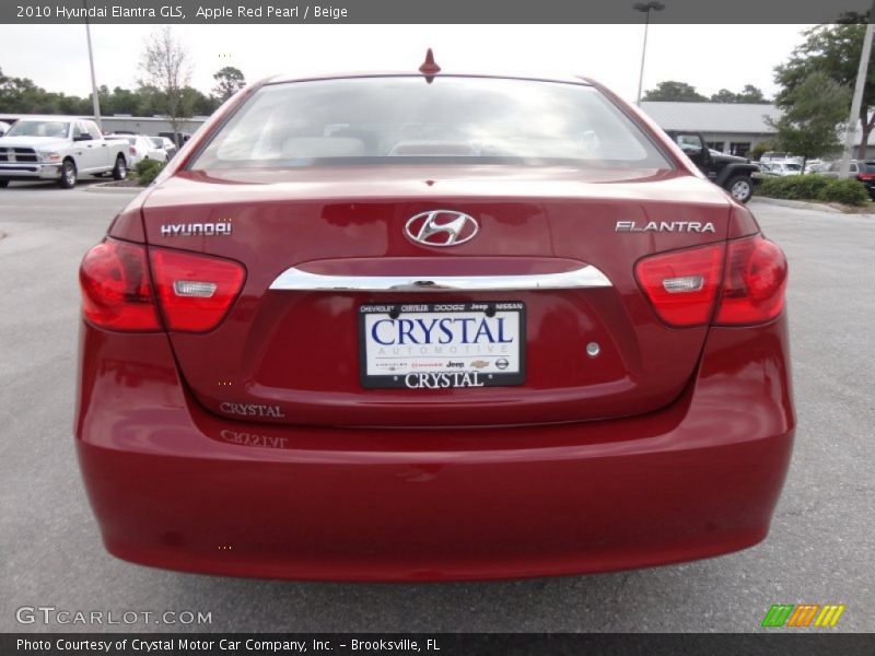 Apple Red Pearl / Beige 2010 Hyundai Elantra GLS