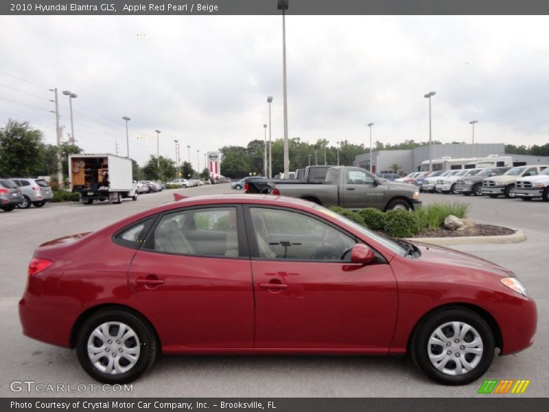 Apple Red Pearl / Beige 2010 Hyundai Elantra GLS