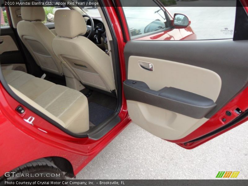 Apple Red Pearl / Beige 2010 Hyundai Elantra GLS