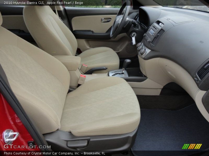 Apple Red Pearl / Beige 2010 Hyundai Elantra GLS