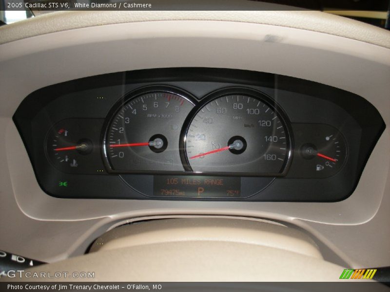 White Diamond / Cashmere 2005 Cadillac STS V6
