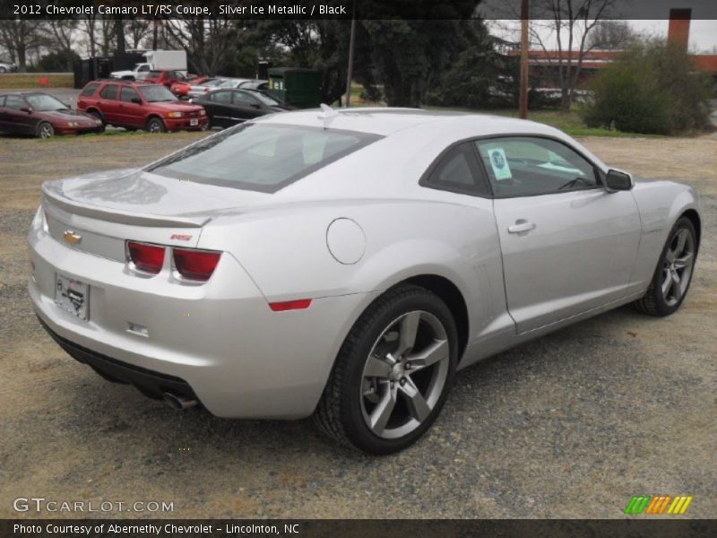 Silver Ice Metallic / Black 2012 Chevrolet Camaro LT/RS Coupe