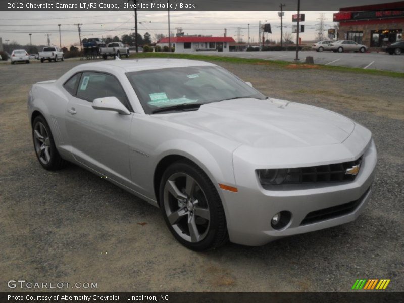 Silver Ice Metallic / Black 2012 Chevrolet Camaro LT/RS Coupe