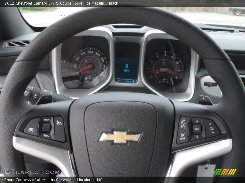 Silver Ice Metallic / Black 2012 Chevrolet Camaro LT/RS Coupe