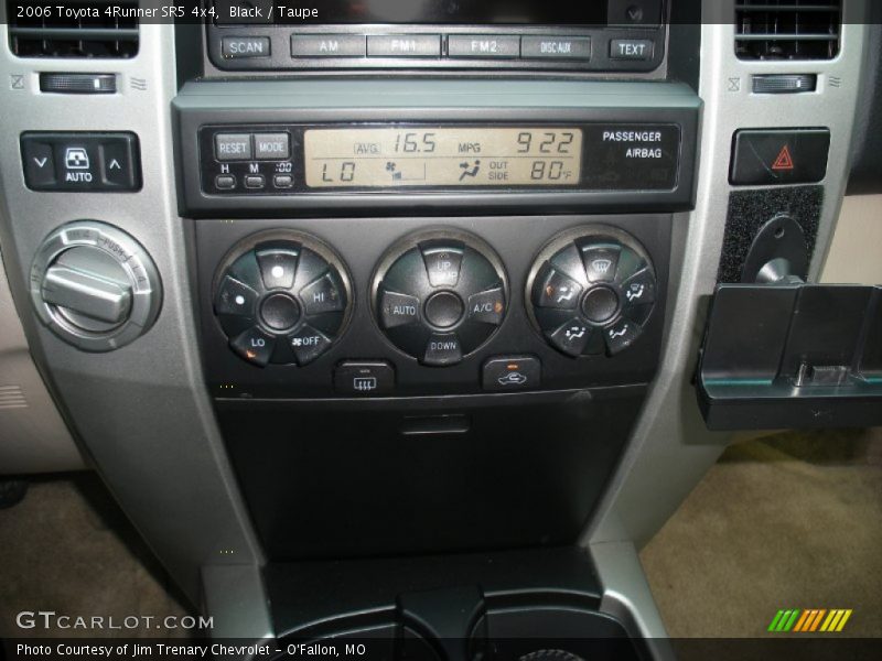 Black / Taupe 2006 Toyota 4Runner SR5 4x4