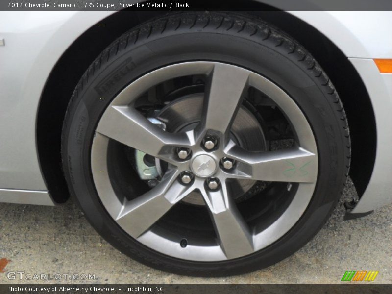 Silver Ice Metallic / Black 2012 Chevrolet Camaro LT/RS Coupe