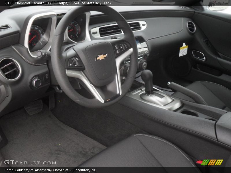 Silver Ice Metallic / Black 2012 Chevrolet Camaro LT/RS Coupe