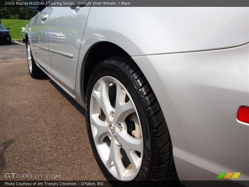 Sunlight Silver Metallic / Black 2009 Mazda MAZDA3 i Touring Sedan