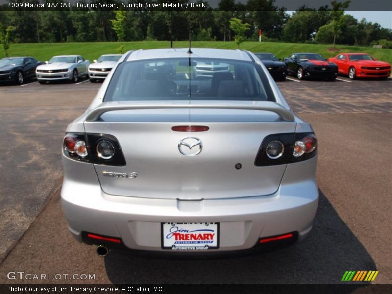 Sunlight Silver Metallic / Black 2009 Mazda MAZDA3 i Touring Sedan