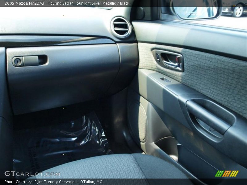 Sunlight Silver Metallic / Black 2009 Mazda MAZDA3 i Touring Sedan