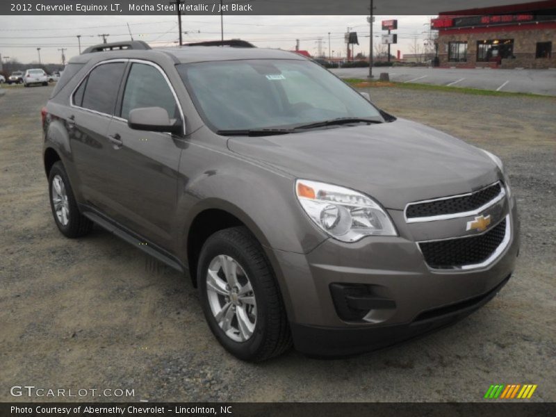 Mocha Steel Metallic / Jet Black 2012 Chevrolet Equinox LT