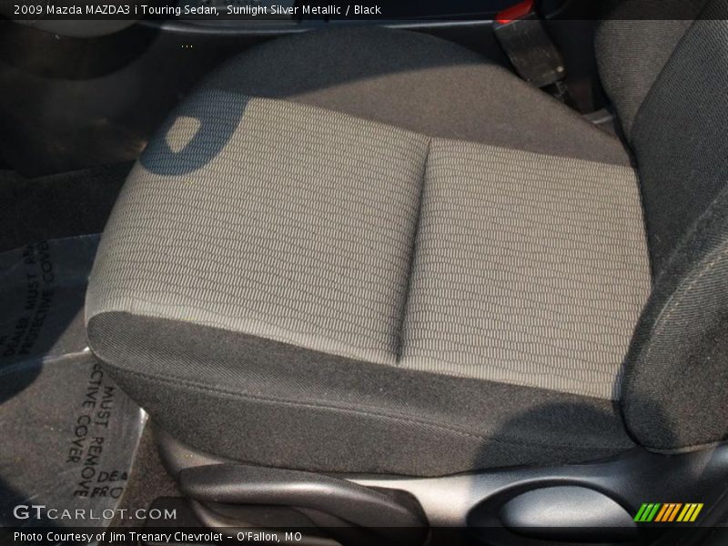 Sunlight Silver Metallic / Black 2009 Mazda MAZDA3 i Touring Sedan
